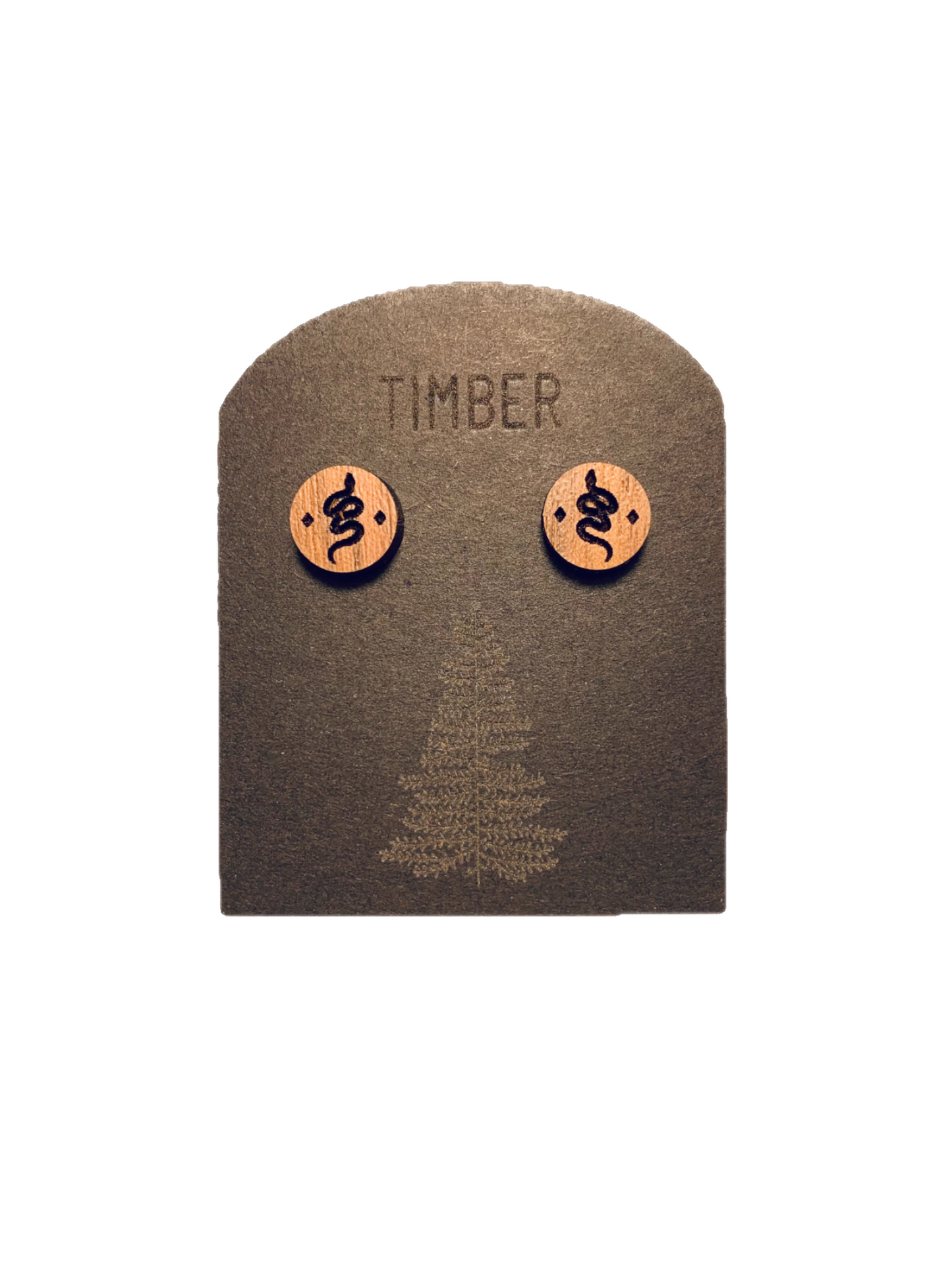 TIMBER - "Rattler" walnut wood studs