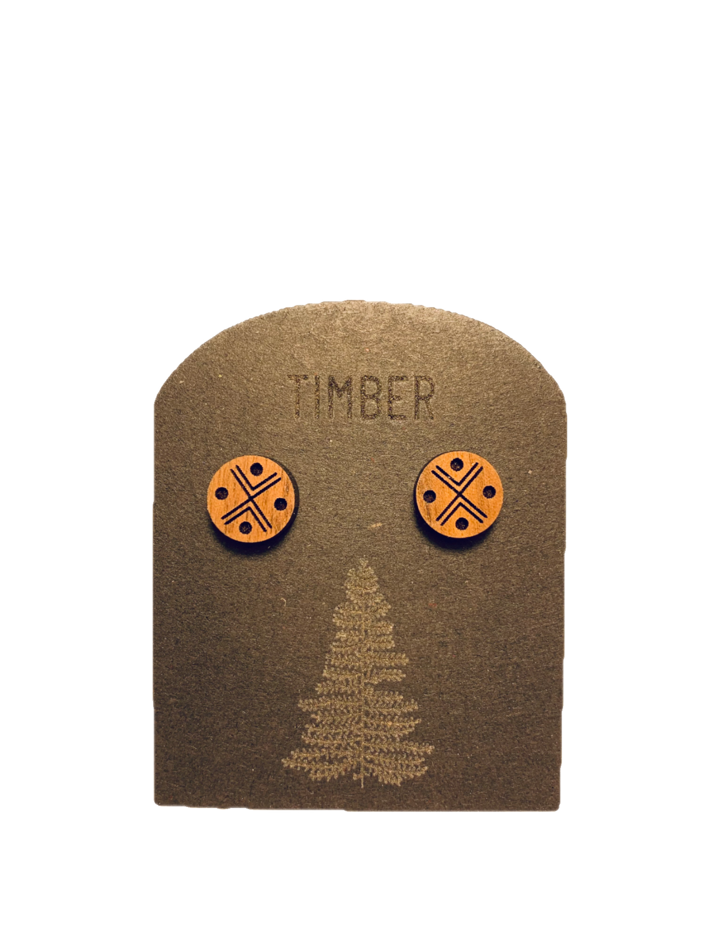 TIMBER - "Corduroy" walnut wood studs