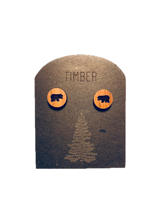 TIMBER - "Smokey" walnut wood studs