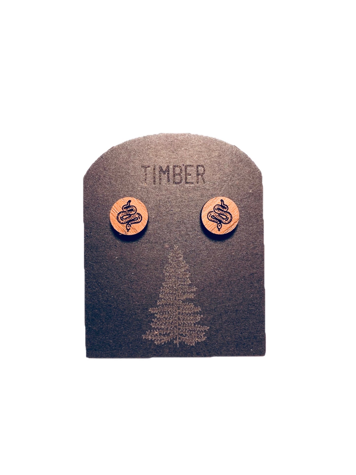 TIMBER - "Coil" walnut wood studs